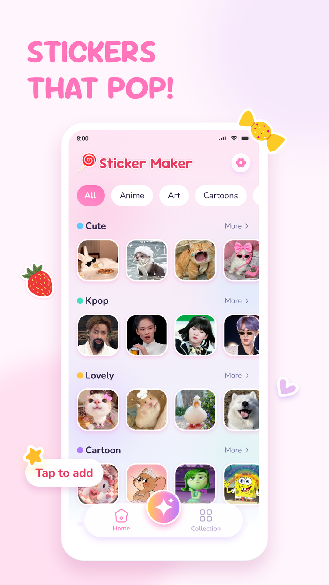 Gummy Pop screen